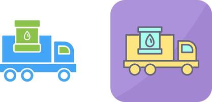 Fuel Truck Icon Design vector