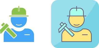 Worker Icon Design vector