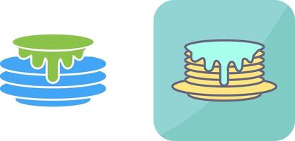 Pancake Icon Design vector