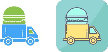 Fast Food Truck Icon Design vector