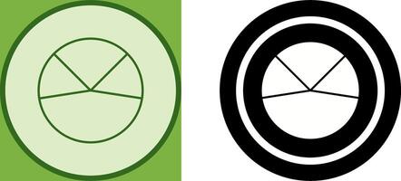 Pie Chart Analysis Icon Design vector