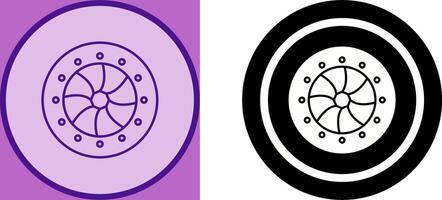 Unique Optical Diaphram Icon Design vector