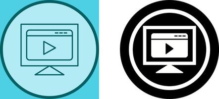 Streaming Icon Design vector