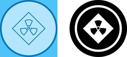 Radiation Icon Design vector