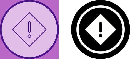 Warning Icon Design vector