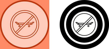 No Skating Icon Design vector