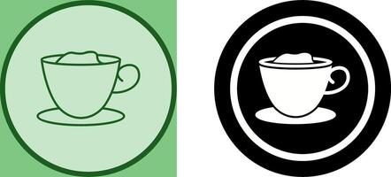 Creamy Coffee Icon Design vector