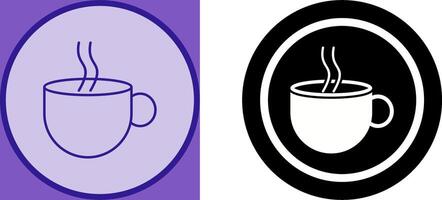 Hot Coffee Icon Design vector