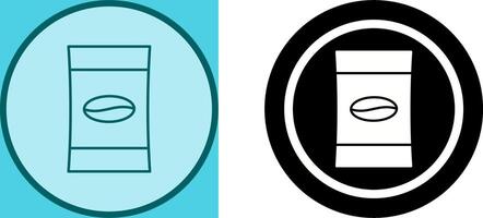 Coffee Packets Icon Design vector