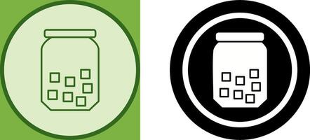 Sugar Bottle Icon Design vector