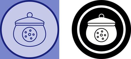 Cookie Jar Icon Design vector