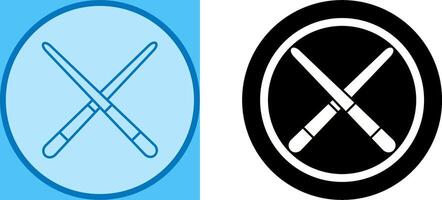 Pool Cue Icon Design vector