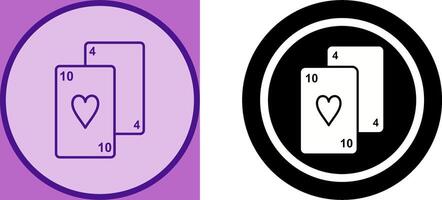 Playing Cards Icon Design vector