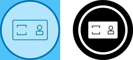 Unique Membership Card Icon Design vector
