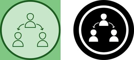 Unique Connected Users Icon Design vector