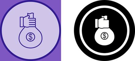 Unique Money Sharing Icon Design vector