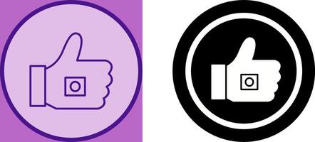 Unique Like Marketing Icon Design vector