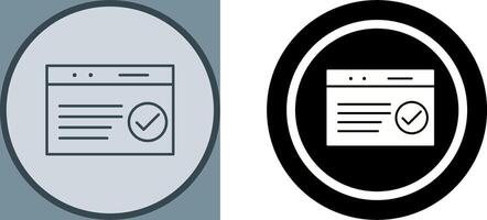 Unique QC Passed Icon Design vector
