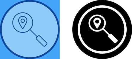 Unique Tracking Services Icon Design vector