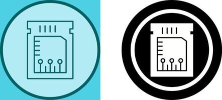Unique Chip Icon Design vector