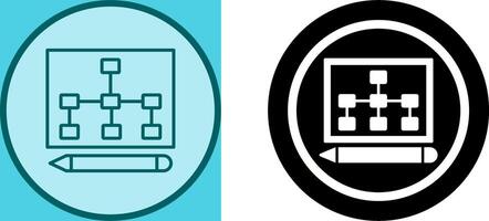 Draw Hierarchy Icon Design vector