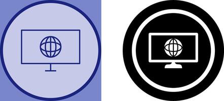 Unique Intranet Icon Design vector