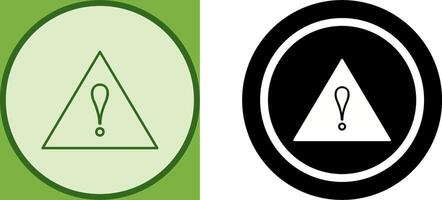 Unique Alert Icon Design vector