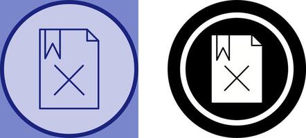 Unique Delete Icon Design vector