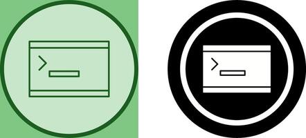 Unique Console Icon Design vector