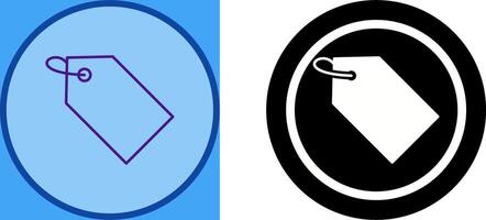 Unique Tag Icon Design vector