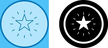 Unique Star Icon Design vector