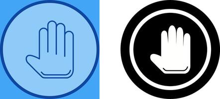 Unique Hand Tool Icon Design vector