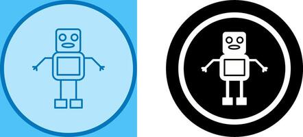 Unique Robot Icon Design vector