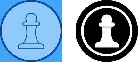 Unique Pawn Icon Design vector