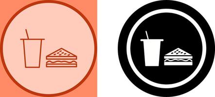 Unique Lunch Icon Design vector