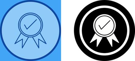 Unique Quality Control Icon Design vector
