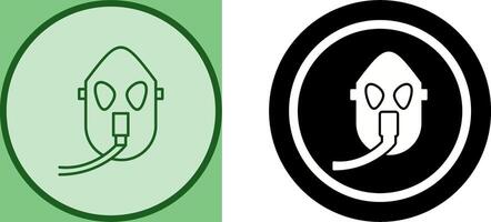 Unique Oxygen Mask Icon Design vector