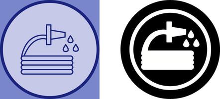 Unique Water Hose Icon Design vector