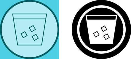 Unique Double Shot Icon Design vector