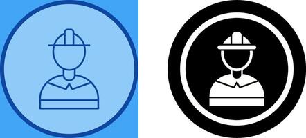 Unique Firefighter Icon Design vector