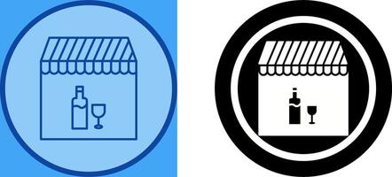 Unique Cafe and Bar Icon Design vector