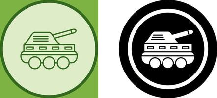 infantería tanque icono diseño vector