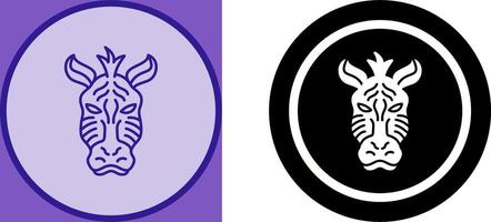 Zebra Icon Design vector