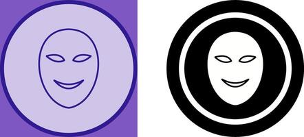 Ancient Face Mask Icon Design vector