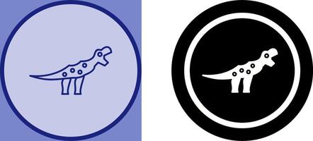 Dinosaur Icon Design vector
