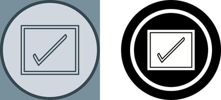 Checkbox Icon Design vector