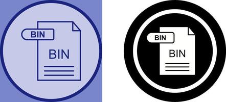 BIN Icon Design vector