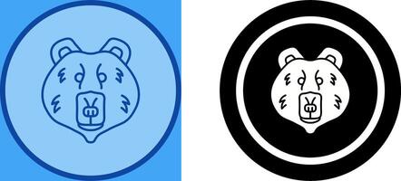 Polar Bear Icon Design vector