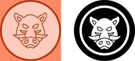 Boar Icon Design vector