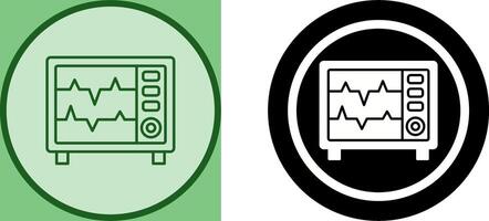 Heart Rate Monitor Icon Design vector